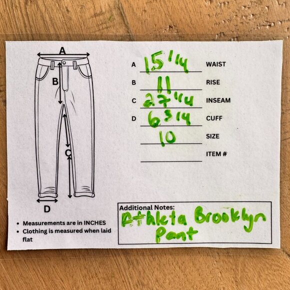 NWT Athleta Brooklyn Ankle Pant Navy - Picture 10 of 10